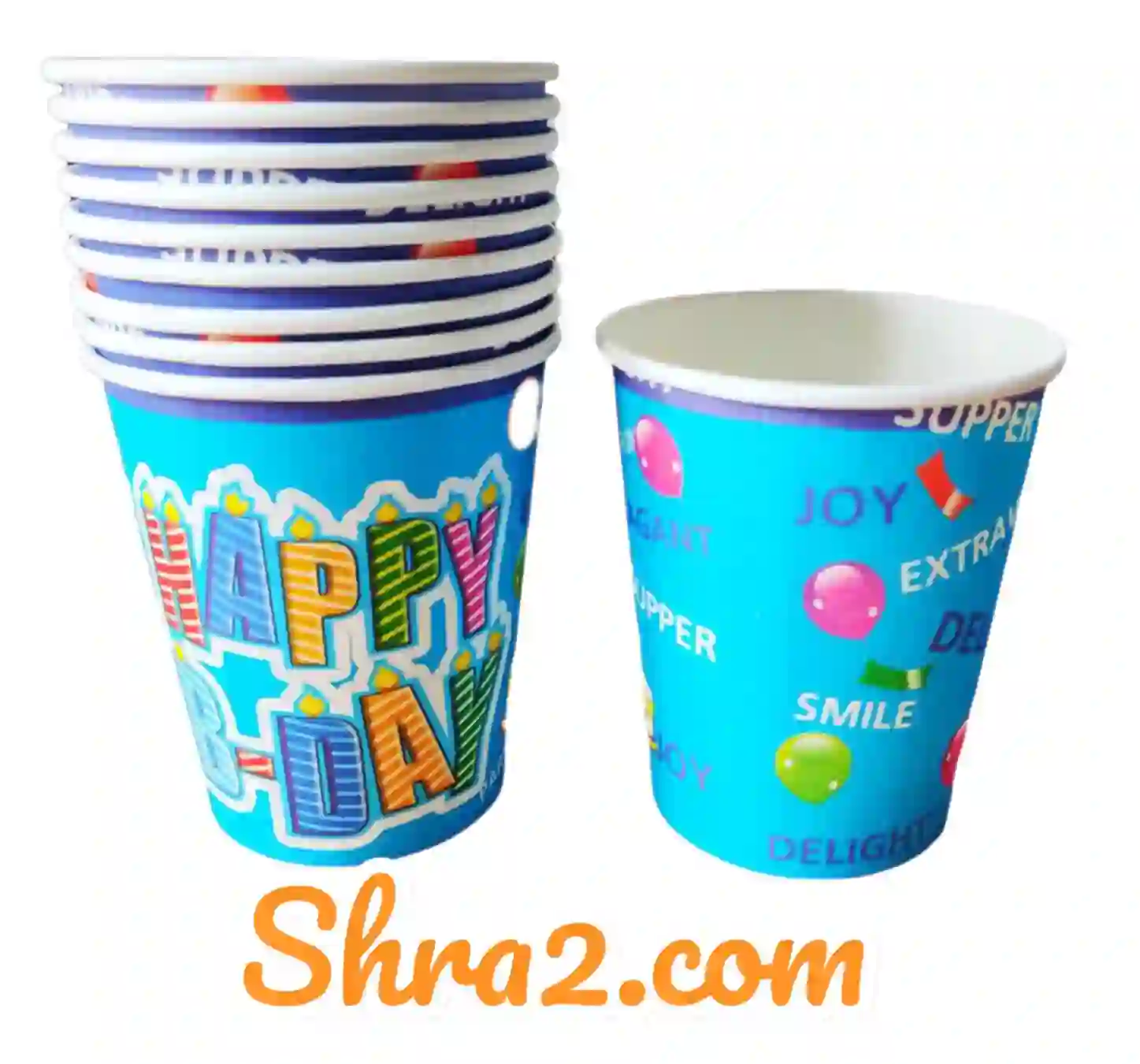 Happy Birthday Cups – 10 Pieces